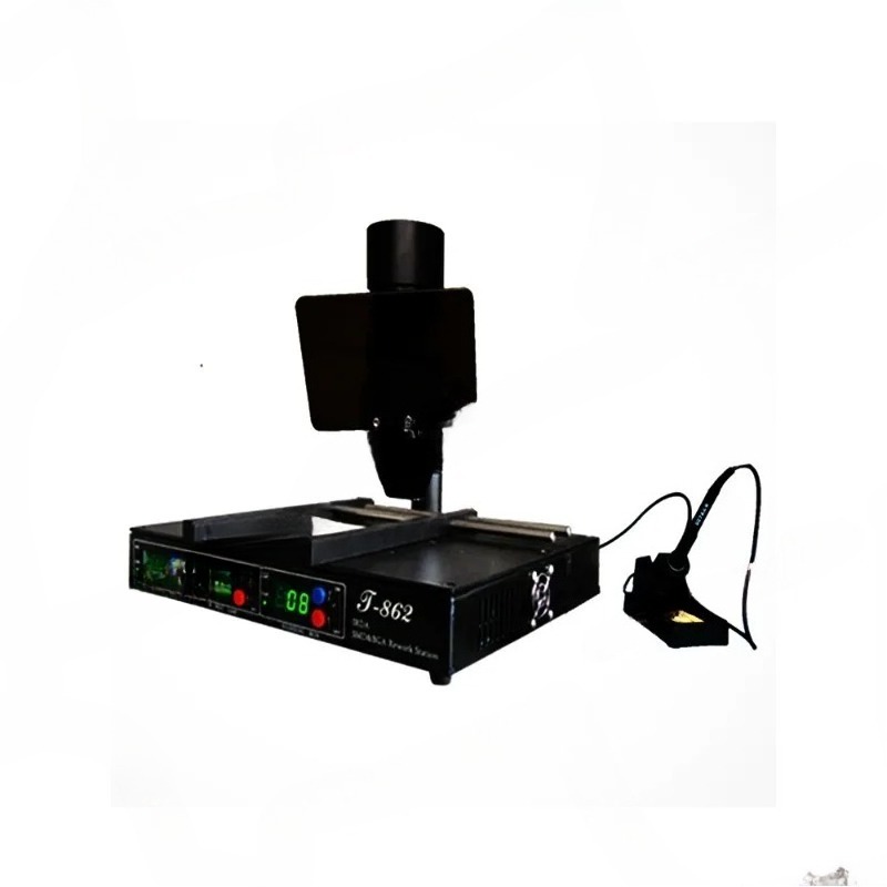 Infrared Bga Rework Station - SMD赤外線BGAリワークステーション 携帯電話PCB部品はんだ除去用 Puhui T-862 電気はんだごて付きはんだ付けステーション