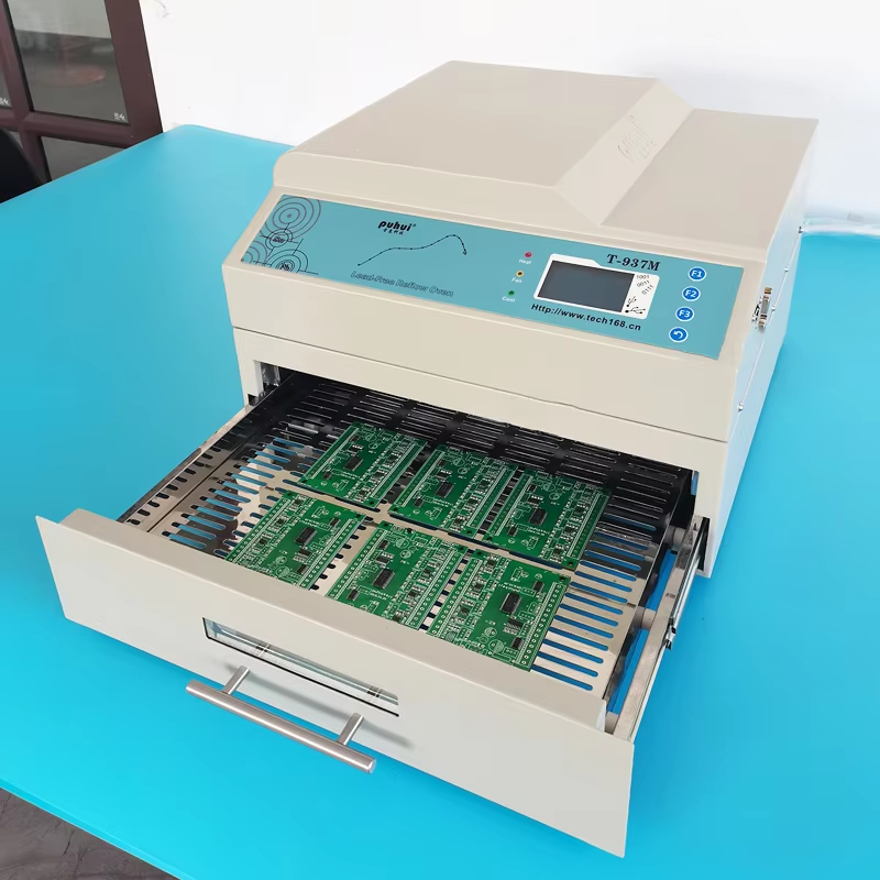 Infrared Bga Rework Station - デスクトップリフローはんだ付けオーブン T-937M 赤外線ICヒーター PCB BGA SMTリワークステーション用はんだ付けツール