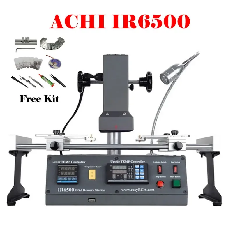 Infrared Bga Rework Station - Achi-赤外線BGAはんだ修理ステーションキット,PCB修理,USBポート,ir6000マシンからのアップグレード,ir 6500 v2,ps4,xboxチップ