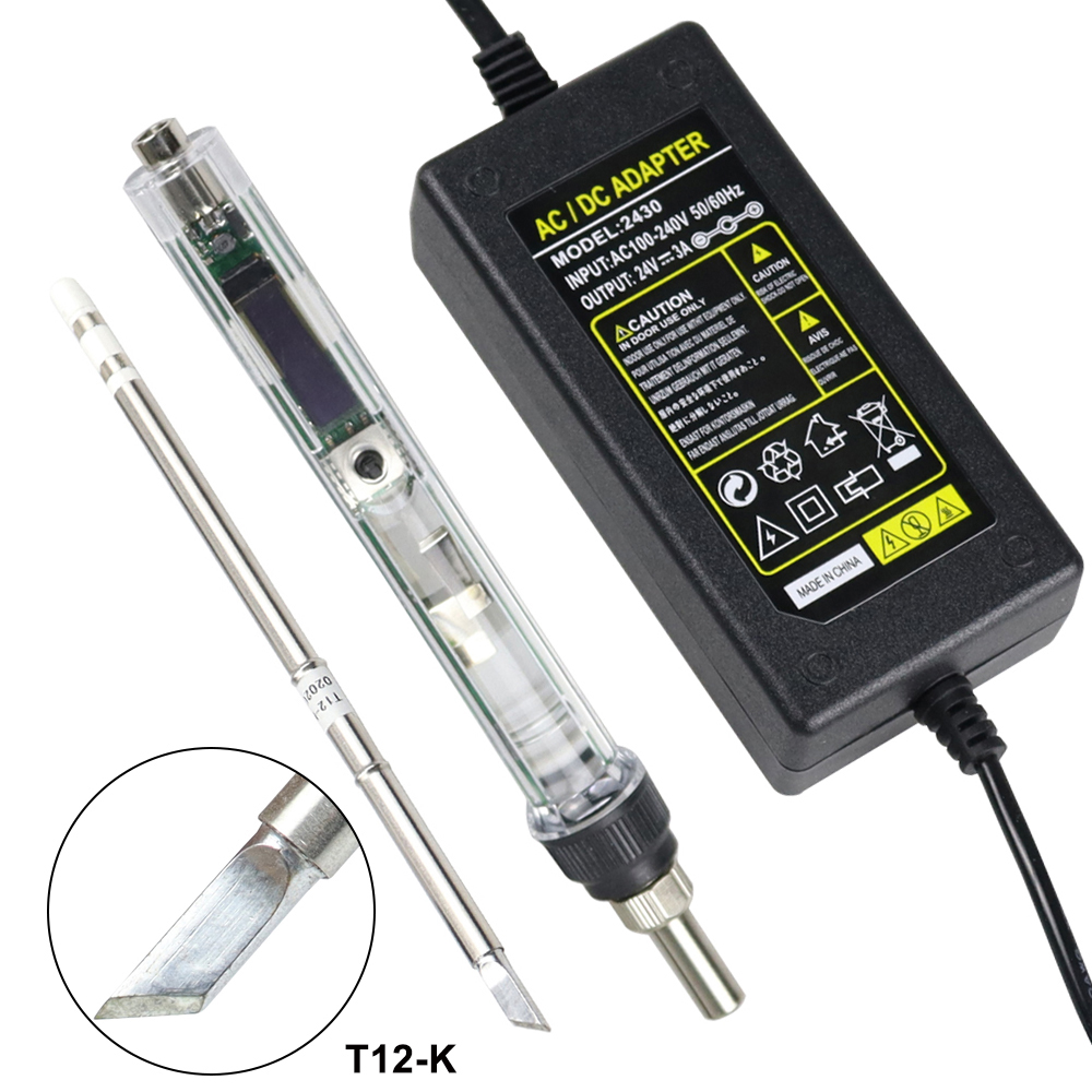 T12 電気はんだごてキット DC 12-24V 72 ワッ - T12 Soldering Station Oled のレビューと価格
