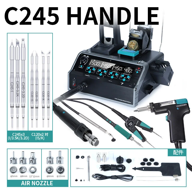 5-in-1 はんだ除去ステーション 精密はんだごて、C24 - C210 Precision Soldering Station のレビューと価格