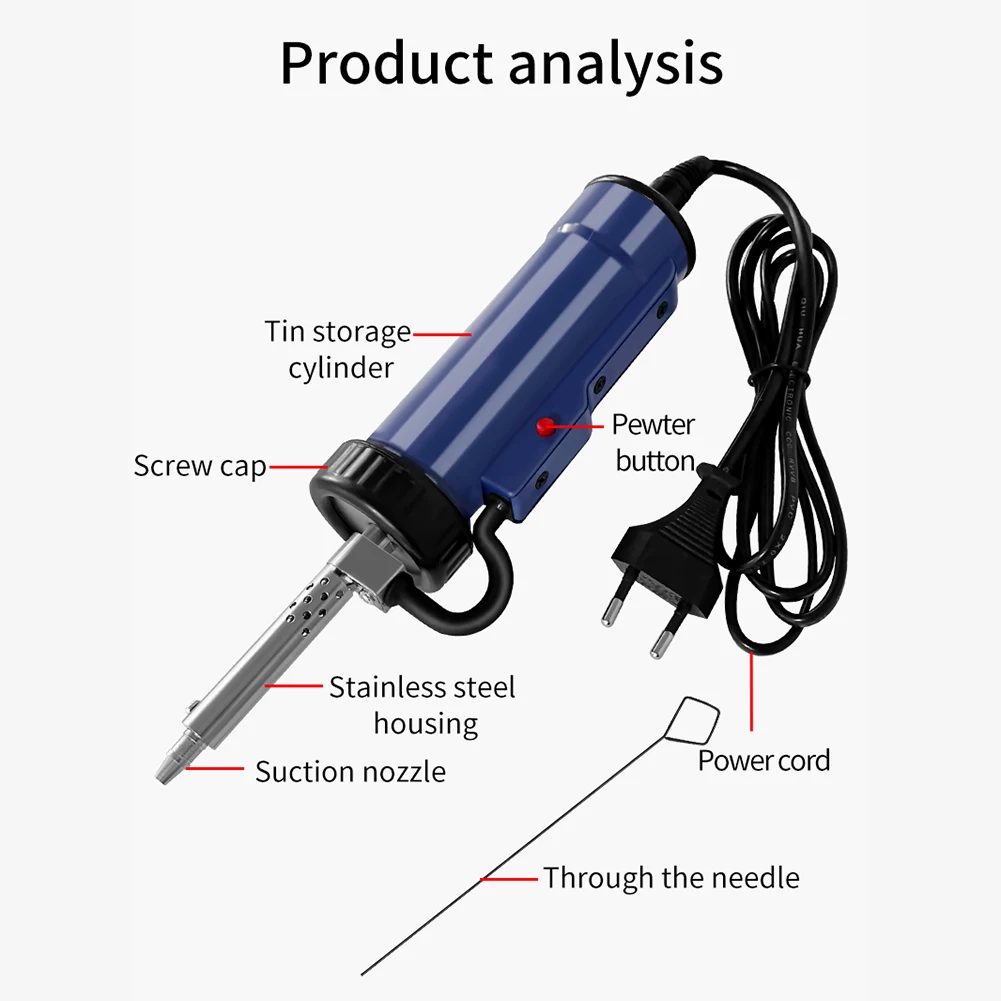 BBT-580 自動はんだ吸い取り機 AC 110V/220 - Desoldering Pump Electric Vacuum Station のレビューと価格