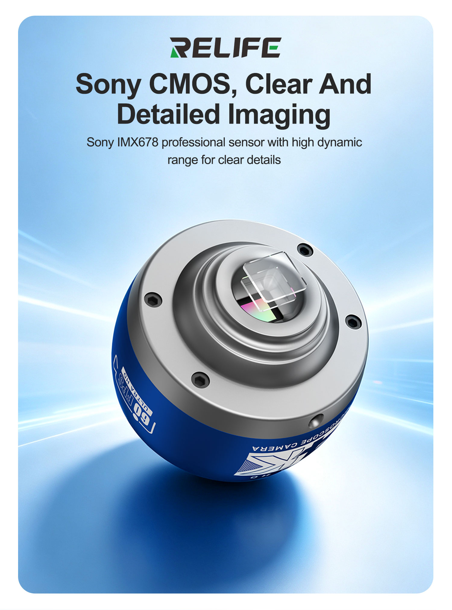 RELIFE MC5 4K 60FPS 顕微鏡カメラ ソニー - 4K Microscope Camera Sony Sensor のレビューと価格