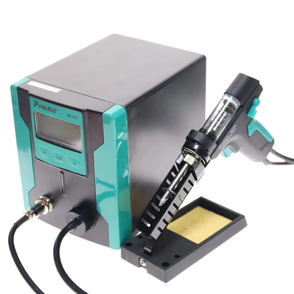 SS-331 LCDデジタル電気はんだ吸い取りステーション  - Desoldering Pump Electric Vacuum Station のレビューと価格
