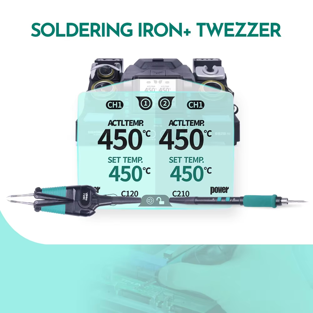 SMT SMD マイクロコンポーネントリワークステーション  - C210 Precision Soldering Station のレビューと価格